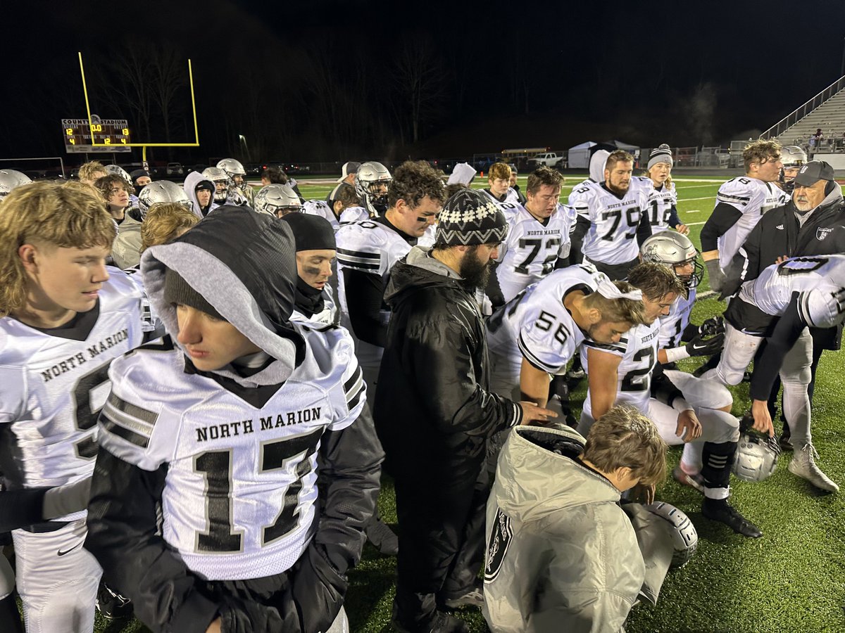 amtino's tweet photo. FINAL: North Marion 13, Roane County 12 #wvprepfb https://t.co/U3H4bcDApN