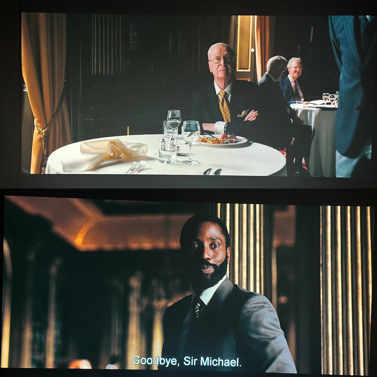 SonnyBunch's tweet photo. I know I might be reading too much into it, but I am of the opinion that this is, perhaps, the most sentimental shot/reverse shot in Christopher Nolan’s filmography. https://t.co/bLWurxUwC6