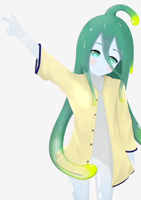 スー(スライム族) #イラスト #モンスター娘のいる日常 
