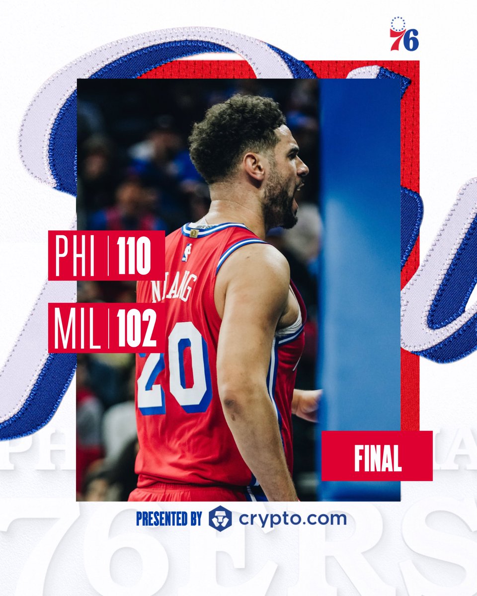 SIXERS WIN! 🪙 @cryptocom