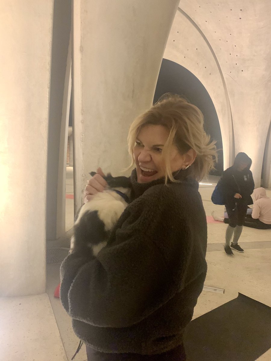 Puppy yoga…always good for the soul! <a href="/SNIPSA1/">SNIPSA</a> #yoga