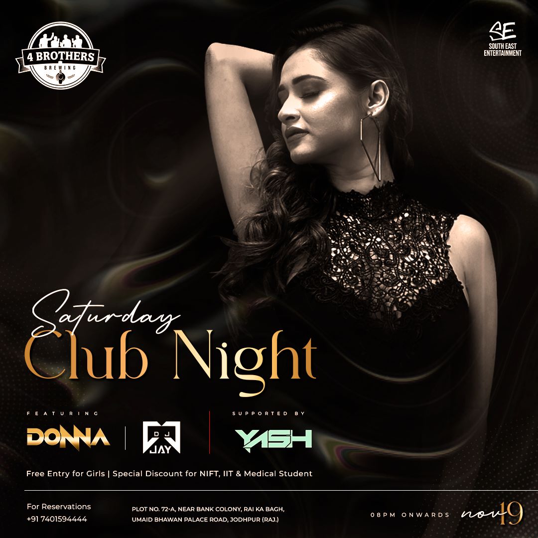 deejaydonnaa's tweet photo. For the first time at the Four Brothers Jodhpur tonight ⚡️⚡️

Definitely looking forward to this one, to make new friends and memories. 

#djdonna https://t.co/jgAd5EHoHm