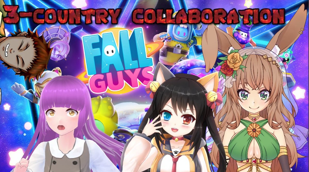 Ohanyo! 
Tonight Special Fallguys Collaboration with
MastaFallguys <a href="/aojildanome/">青汁だ、飲めパワー系Vtuber</a> 
CuteFallguys <a href="/meruicchi/">メルイ(Merui) @あうえです</a> 
SeisoFallguys <a href="/AmayaMiyuID/">Amaya Miyu 🐇</a> 
TamaJust Potato Cat Fallguys 
8PM GMT7/10PM JST!
今晩にFALLGUYSコラボ配信をやってみてと思います。
よろしくお願いします。
youtu.be/OLuI-dXlth0