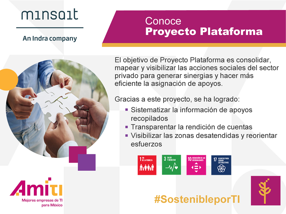 👩‍💻Conoce "Proyecto Plataforma" , donde la eficiencia va de la mano del uso estatégico de la tecnología.  Esta es una iniciativa de <a href="/IndraenMexico/">Minsait en Mexico</a> #NuestroSocio del Comité de Sostenibilidad.

#SosteniblePorTI 🌱
#MotordeInnovación 🚀