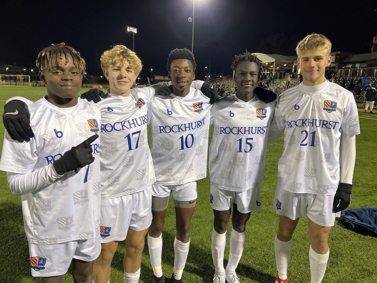 3-2 semifinal victory tonight over RockBridge. Goals from Kante, Kohring, and Ver Meer. Assists from Welongo, and Hafner. #Game5of6. State Championship tomorrow night 7pm vs CBC! #ROCKSTATE