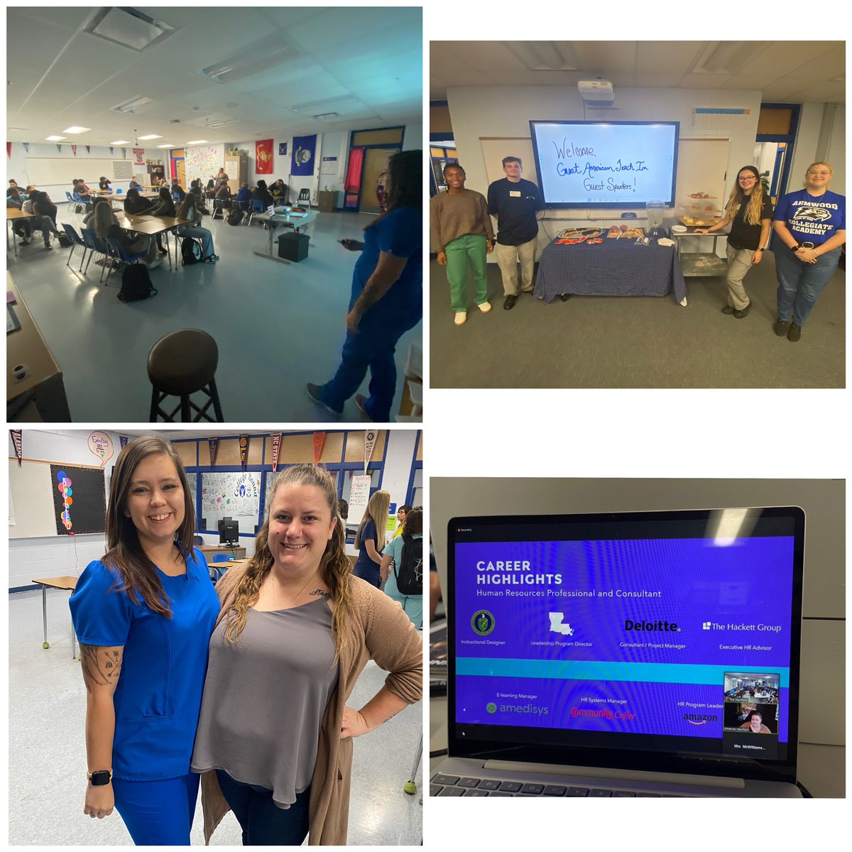USF Medical School, Erwin Tech, SW Law Group, St Joseph’s Hospital, Southeastern Guide Dogs, Action For Climate Emergency and Amanda Newfield shared amazing career information with our Hawks for the 2022 #GATI! Thank you all! <a href="/Armwood_HS/">Armwood High School</a> <a href="/HillsboroughSch/">Hillsborough Schools</a>