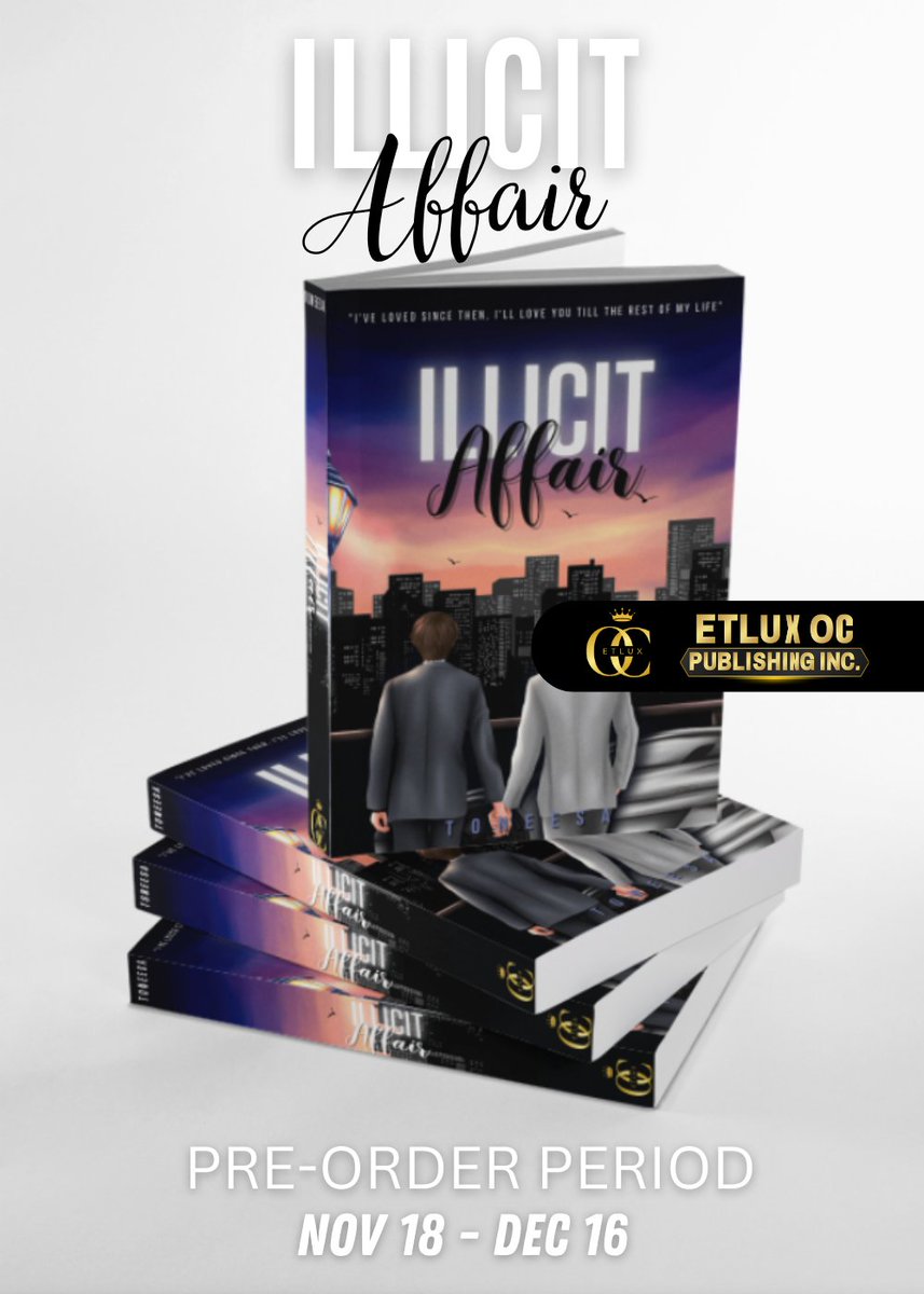 EtluxOC's tweet photo. ❗️PRE-ORDER ❗️ 

Illicit Affair
Author: @toneesa_AU
Genre: Romance

GOOGLE FORM LINK:  https://t.co/l2fBkZQcrj
SHOPEE LINK:
https://t.co/dhQBa8YPeV

Note: Installment is only allowed if you ordered thru Google Forms. https://t.co/uW4FwwZbHZ