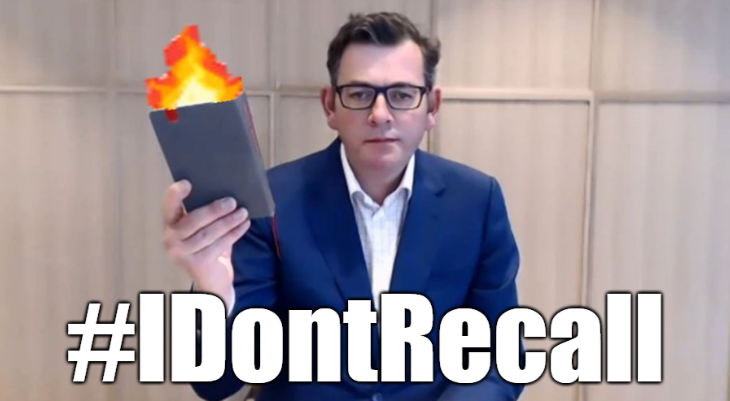 Mike77463289's tweet photo. @DanielAndrewsMP You have a nerve to dare to lecture others, 801 people died because of the HQ stuff ups & all you could offer at the enquiry was #IDontRecall, it's only your pathetic bottom feeding #Dantards that support you, any decent Victorians despise you for what you have done #IBACDan https://t.co/ylKUTOBE7N
