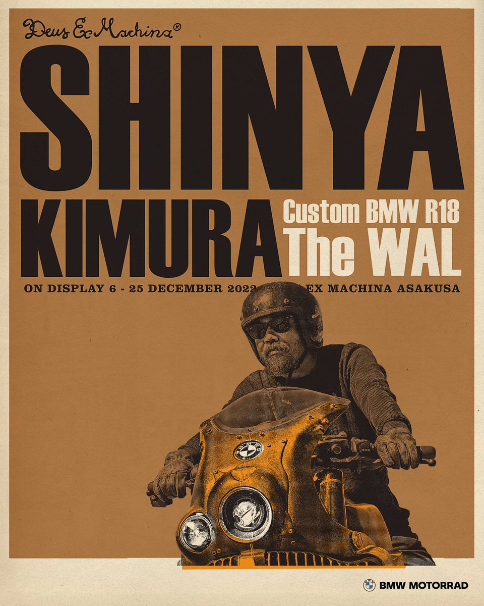 deus_japan's tweet photo. SHINYA KIMURA Custom BMW R18 The WAL MKⅡ ザ・ヴァル・マーク・ツー デウス浅草で展示& トークショー開催⚒🏁
詳細は🔗 https://t.co/MKNpgsGxa7
#ShinyaKimura #BMWMotorrad #thewal MKⅡ #deusexmachina
#デウス #デウスエクスマキナ https://t.co/RyV46EXxeO