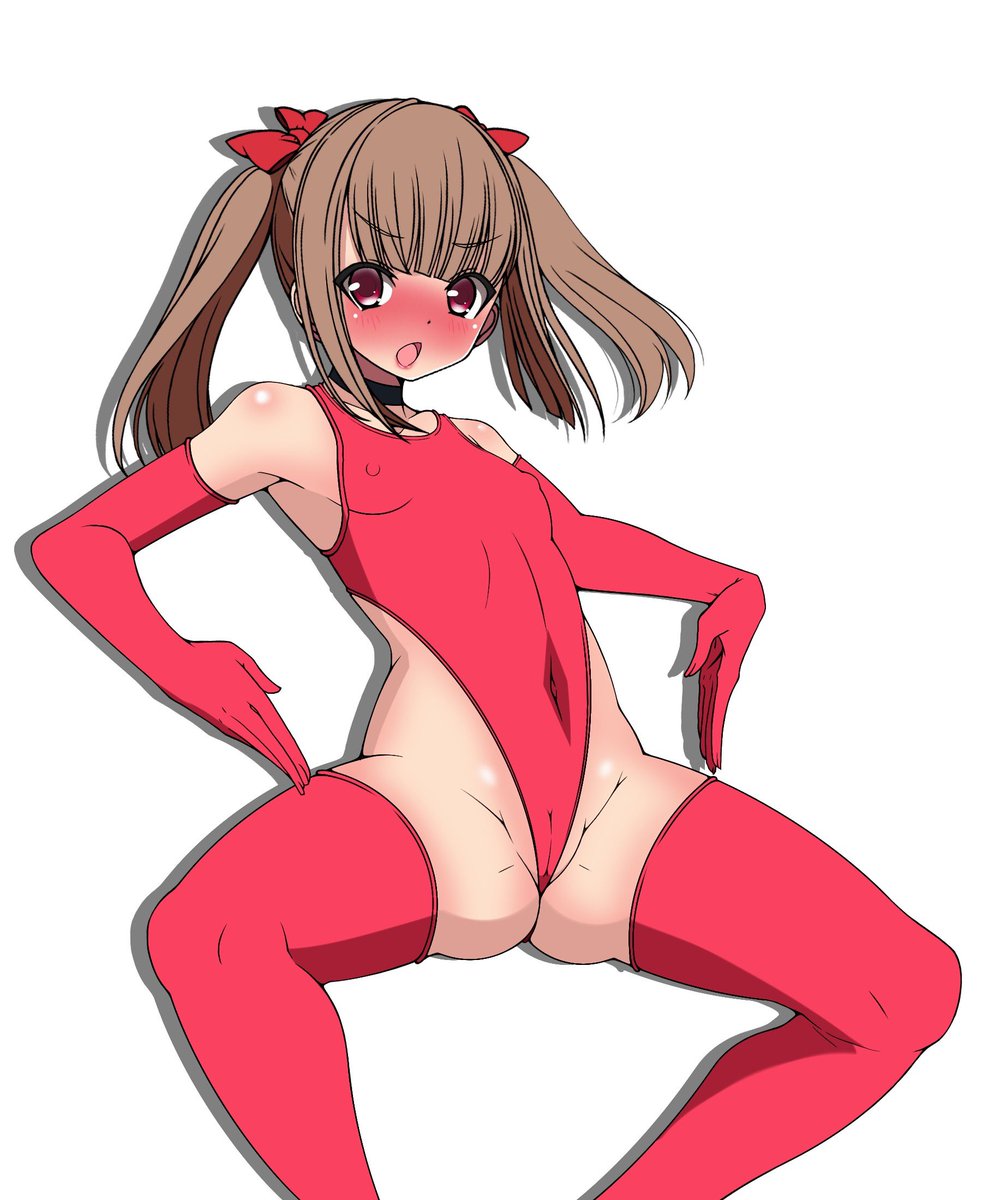 ちっぱいツインズハイグレレオタード 