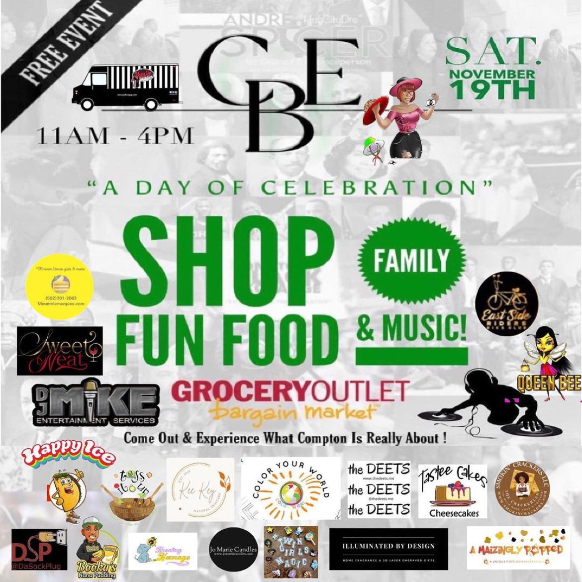 TeneMuhammad's tweet photo. Tomorrow! November 19th! Another CBE Experience, Where We Celebrate Compton Grocery Outlet (2175 West Rosecrans Avenue, Compton, CA) 3 Year Anniversary!!!! 11am - 4pm #Compton #Celebration https://t.co/Oh985eOp3u