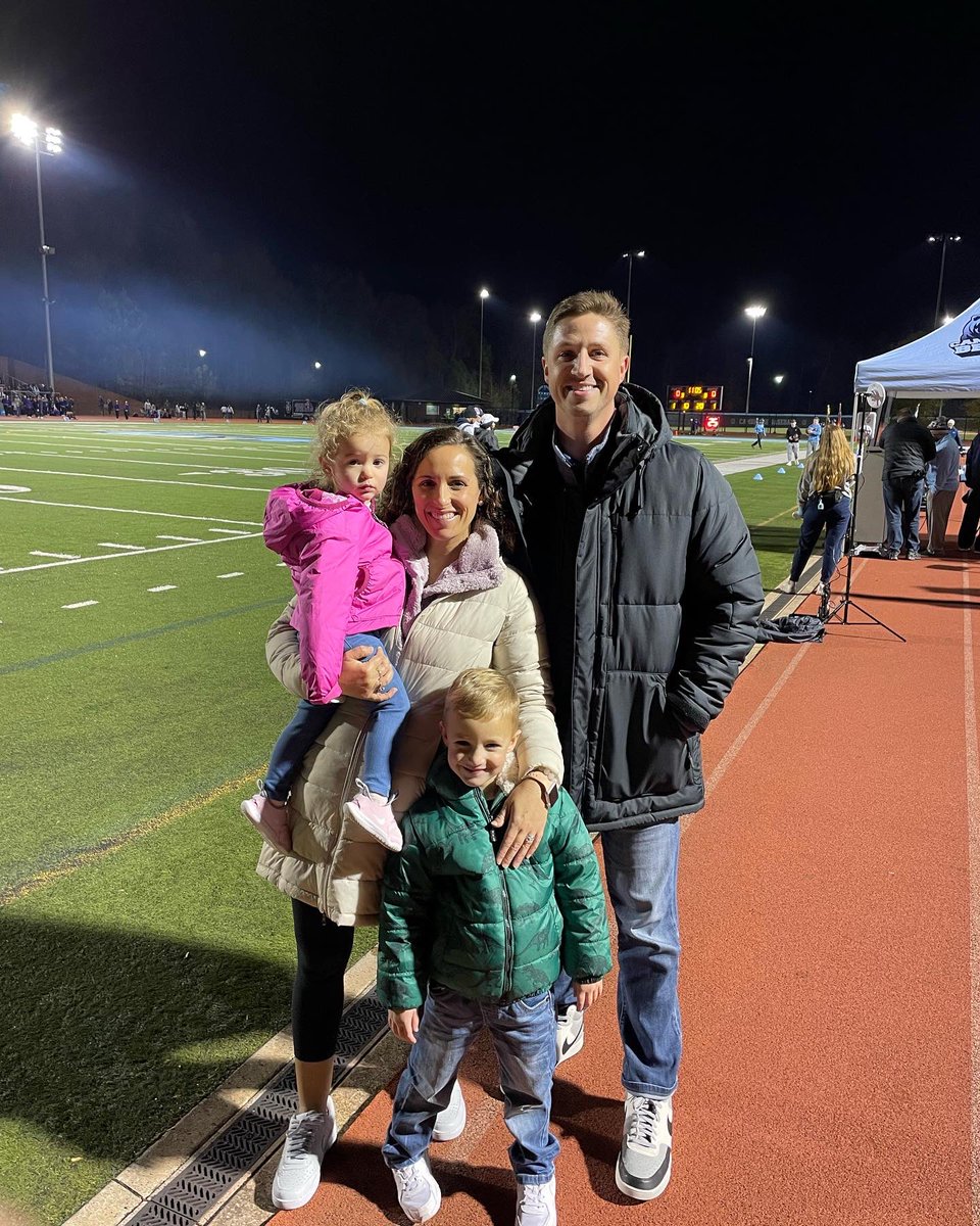 MattLawless__'s tweet photo. Back where it all began. I’m so grateful to see my old friends and coworkers and introduce them to my family. Much has changed, but the Lawless family will always be All in All the Time. Go Bears. 💙 https://t.co/f4yNQWdy2z