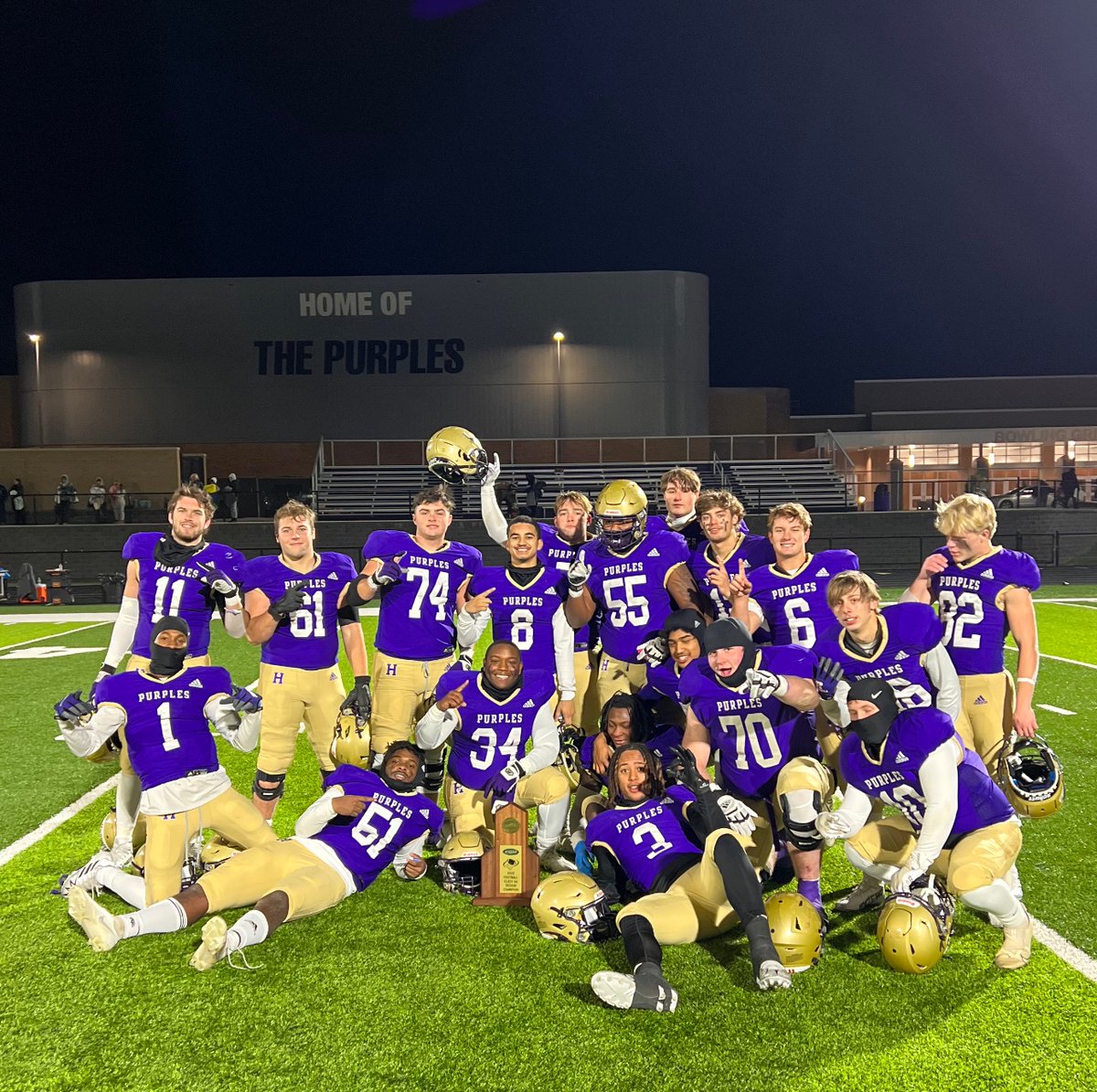 Proud of these seniors. 
3x Region Champs