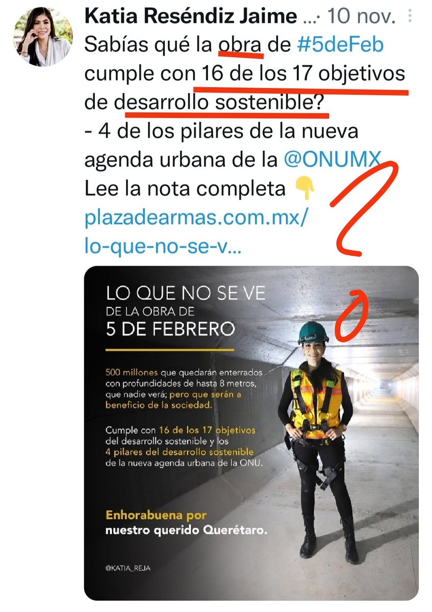 Nunca está de más documentarse. Evitara hablar incoherencias. 

Obviamente un drenaje pluvial....(tirando el agua de lluvia, y sacándola en pipas) logra los objetivos de #CeroHambre
#CombateALaPobreza  #VidaSubmarina y #CiudadesSostenibles ¡Válgame!

¡Pero por supuesto! 😑