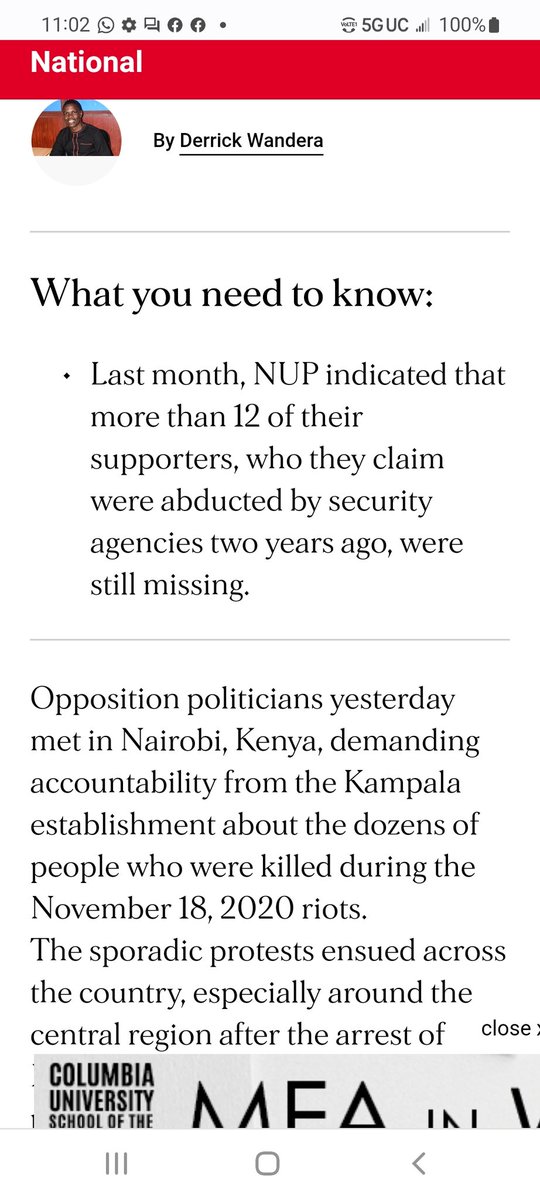 allimadi's tweet photo. NOT #Rioting @DailyMonitor Was #popularprotest against @KagutaMuseveni #Muhoozi #militaryregime after @HEBobiwine arrest November 2020 'Rioters' is #Museveni narrative to justify murder of over 100 unarmed civilians @IntlCrimCourt @amnesty @WorldBank
https://t.co/D3bu1Fsxar https://t.co/kas80tQsNB