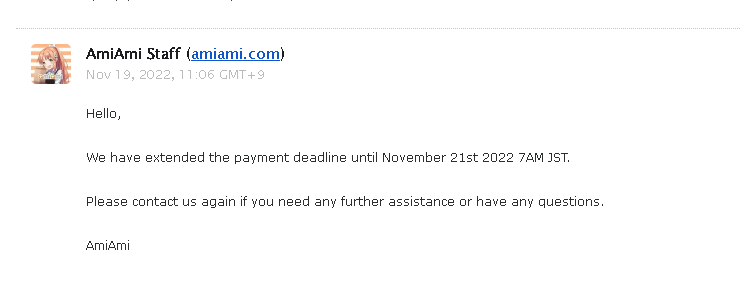 FumoShion's tweet photo. Update:

I DID IT!, I managed to extent the payment deadline to november 21th

But please HELP!!!!!

Read the og thread for details: https://t.co/zw0oOpWh1H

#Fumo #FumoFumo #ふもふも https://t.co/IelzIUfyzp