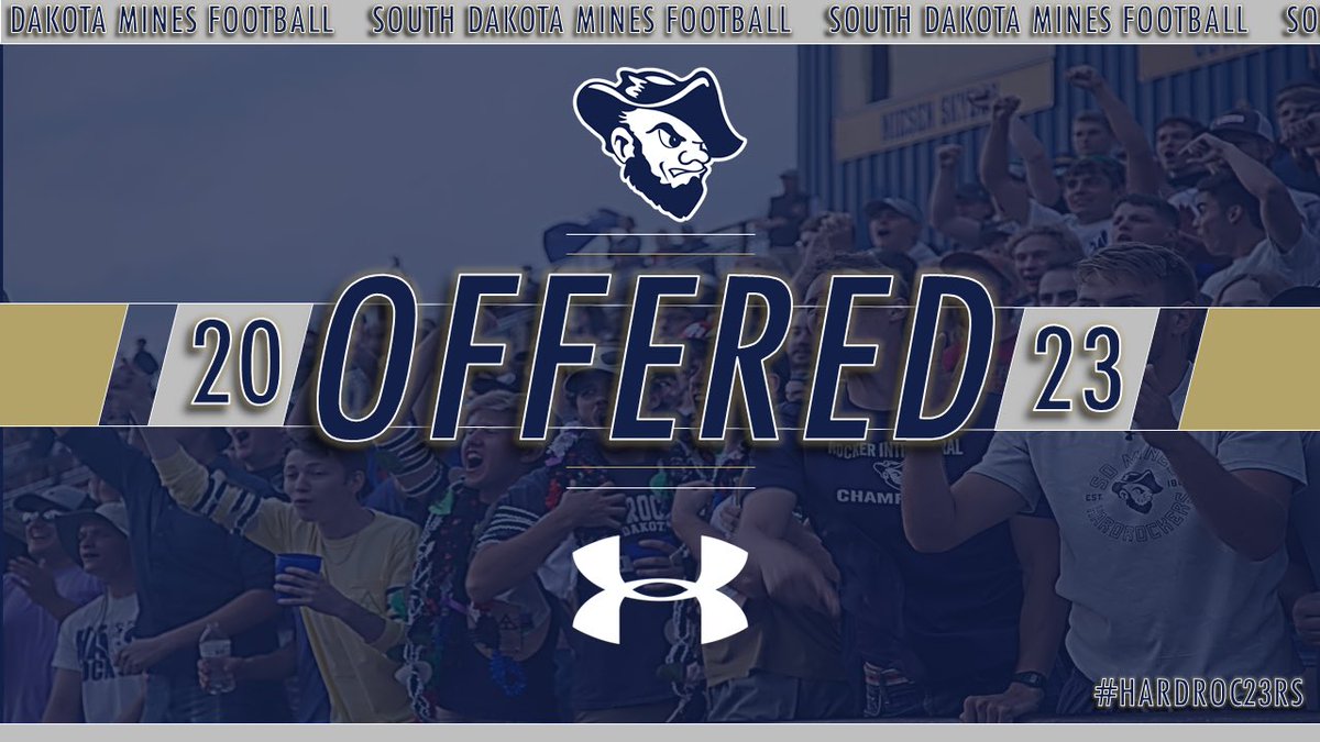 After a great phone call with <a href="/CoachRyanGent/">Ryan Gent</a> I am blessed to say I have received an offer to continue my athletic and academic career at <a href="/HardrockerFB/">South Dakota Mines Football</a> . I want to thank <a href="/coachjohnson59/">Nathan Johnson</a> <a href="/CoachStephensOL/">Coach Stephens</a> and <a href="/Coach_Rose_23/">Austin Rose</a> for helping me through this process!
