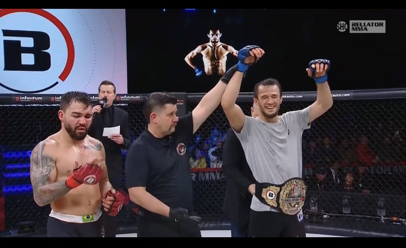 Usman Nurmagomedov is now the new BELLATOR LW CHAMPION !!!!! #Bellator288