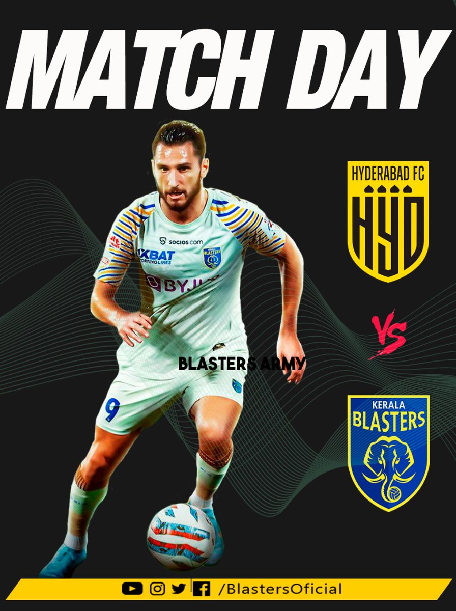 BlastersOficial's tweet image. Match Day!
ഇനി മണിക്കൂറുകൾ മാത്രം...
@KeralaBlasters

#ഒന്നായിപോരാടാം    #KBFC    #blastersarmy