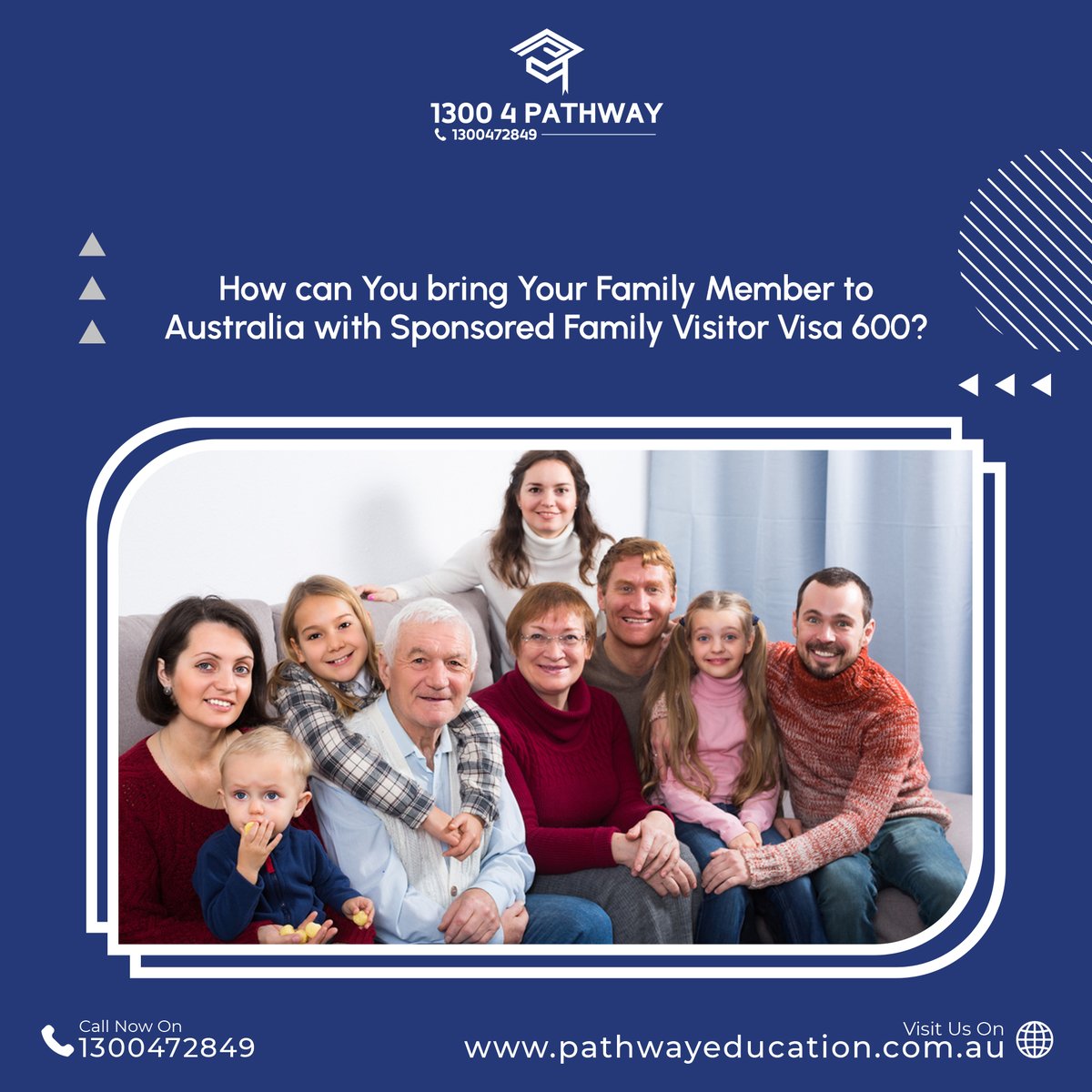 pathway_edu_au's tweet image. How Can You Bring Your Family Member to Australia with Sponsored Family Visitor Visa 600?
 
Get Details @ cutt.ly/sBWC73w 

#SponsoredVisa #VisitorVisa600 #ImmigrationAgent #MigrationAgent #Immigration #MigrationServices #VisaServices #VisaConsultants #PathwayEducation