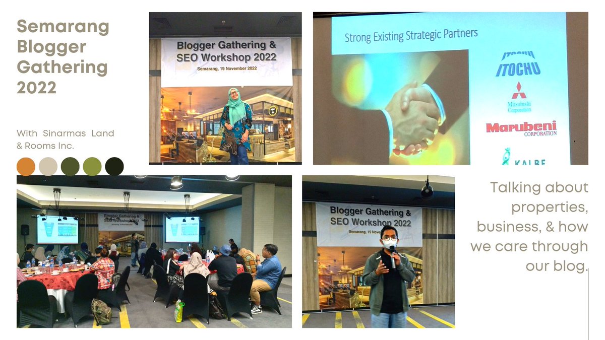uniekkas's tweet photo. Yes, ikut #SemarangBloggerGathering bareng #RoomsInc #DPMallSemarang. Makin tau jejak positif karya Sinarmas Land di seluruh penjuru negeri. Bonus dapet ilmu ttg SEO Dr @bangdzulcom semoga bisa meningkatkan manfaat menulis di blog.
"Let me live, love & blogging" ~ Uniek 2022 π https://t.co/t7NNlz8svj