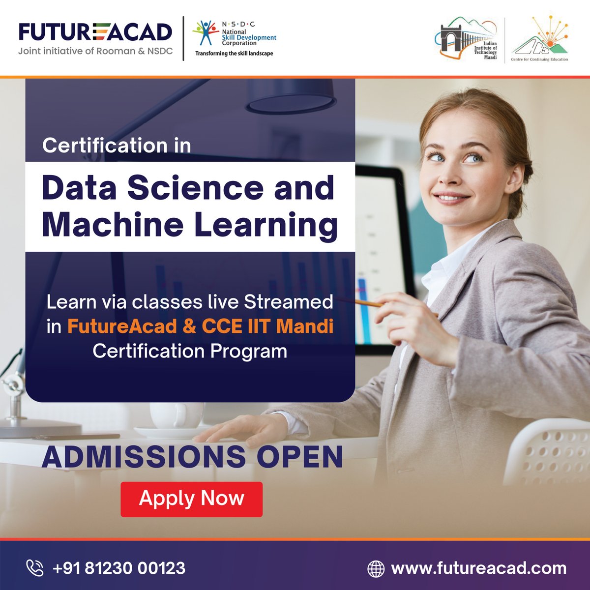 FutureAcad's tweet photo. Learn via classes live streamed in FutureAcad and CCE IIT Mandi Certification Program. 😉 
.
.
.
Apply Now!
https://t.co/iSHE1GAG9W https://t.co/aMT7cHmyW5