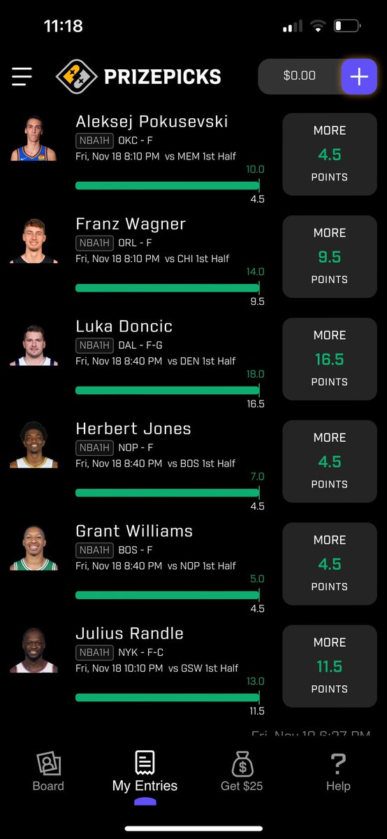 Str8UpGangDFS's tweet photo. Prize Picks Gambling Twitter DFS we lit ๐ฅ
#PrizePicks #GamblingTwiitter #DFS #NBA #NBATwitter #PrizePicksNBA #Twitter #Trending #EverythingInMotion #Str8UpGang340 #Str8UpGangDFS https://t.co/aKw131CuMu
