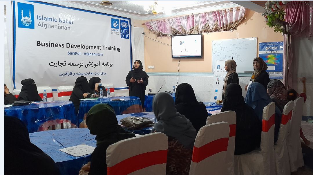 IslamicReliefAF's tweet photo. Islamic Relief Afghanistan has provided training to 150 Women Entrepreneurs in #Sarepol province, and provided them cash grant to support their businesses.
Thanks to generous support of United Nations Development Program Afghanistan. #ABADEI @UNDPaf https://t.co/cbhHCvNivF