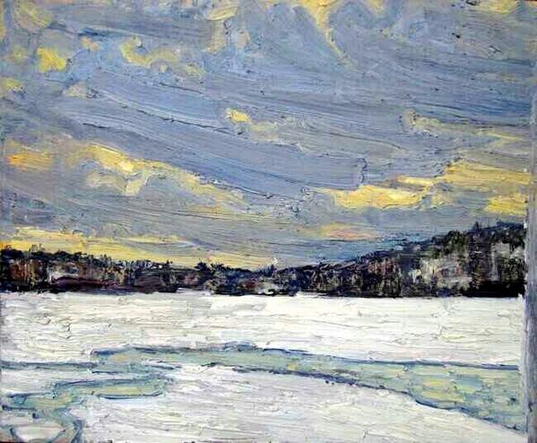 1915 Winter Ice, Canoe Lake #tt1915