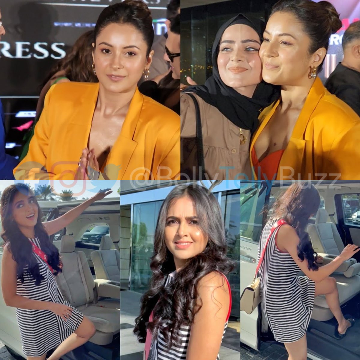 RestogiSeema's tweet photo. IN PICS 📸 | #ShehnaazGill and #TejasswiPrakash were snapped out and about in Dubai this evening https://t.co/8pDFzoof5V