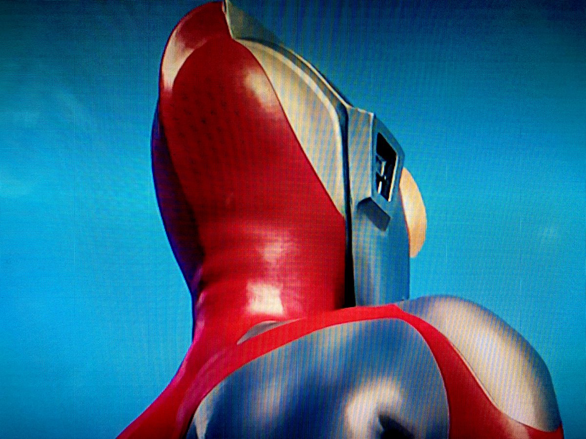 solo male focus 1boy retro artstyle helmet blue background science fiction shiny  illustration images