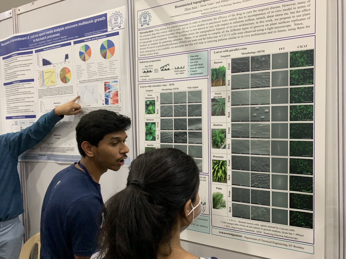 Congrats <a href="/Shitalsy/">Shital</a> 4 winning the bst poster award in #therapeauticsWRCB event. Also congrats to Anagha frm <a href="/DuttShilpee/">Shilpee Dutt</a> lab, who too won the bst poster for a collaborative work. I was also v happy that Dhruv, a 1st yr B. Tech intern presented his 1stevr poster in a Sci meet.