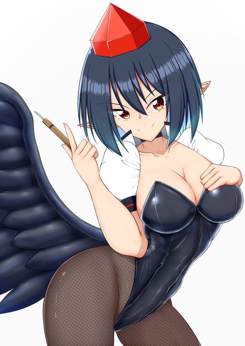 おまけの白背景+網タイツverでござる 