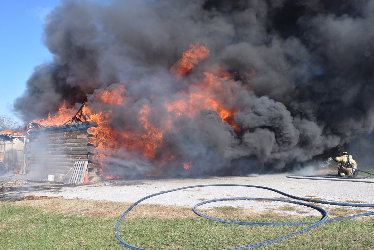 Nice little structure fire today. The actual residence had relatively minor damage.