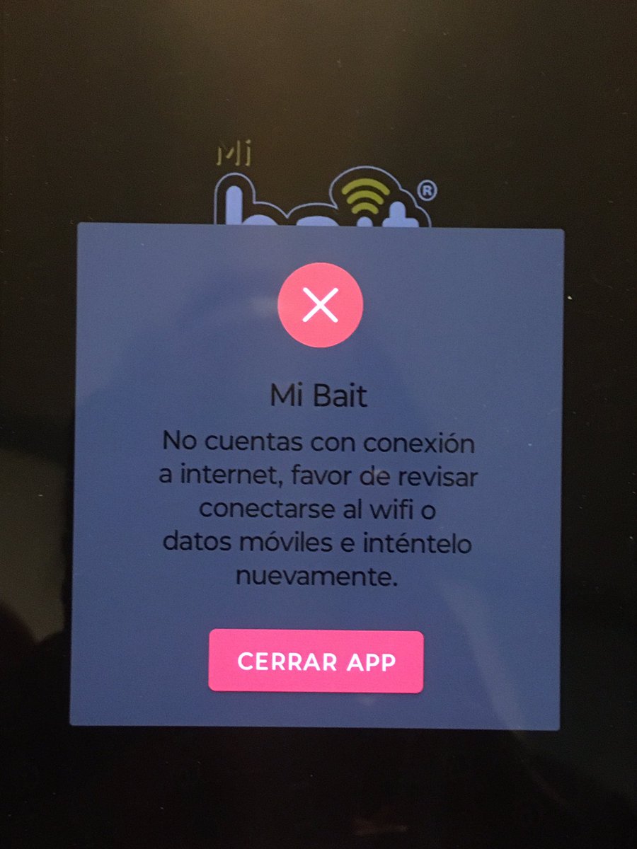 sergescrzg's tweet photo. @baitmxoficial ¿quieres decir que no puedo usar la app de Mi Bait porque no tengo datos? Tengo que usar teléfono conTelcel para abrir la app 🙄 https://t.co/Jgxo3cm8RS