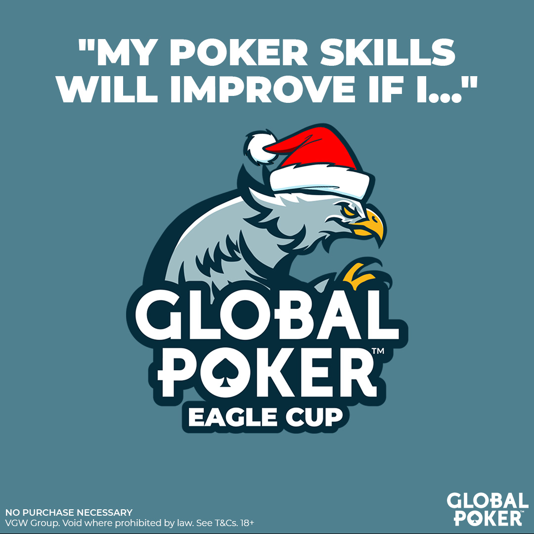ONE lucky follower will win FREE entries for tomorrow's GC20M &amp; SC75K Scrimmages! Just comment your answer with your #GlobalPoker username.🦅🥳

We'll draw another winner if this gets 2⃣5⃣0⃣ RTs by 12:01 AM ET tomorrow, 11/20. NO PURCHASE NECESSARY.