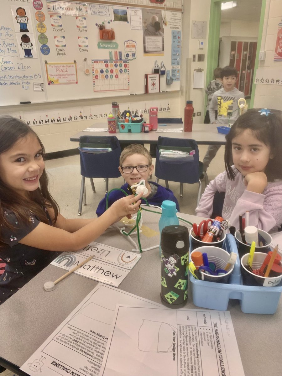 Thank you <a href="/camrosekodiaks/">Camrose Kodiaks</a> for visiting our classroom yesterday! It was so much fun having a couple of players here to help the grade 2s out with the Marshmallow Makerspace Challenge. We can’t wait for the next visit! <a href="/StPatrickSch2/">St.Patrick Catholic School Camrose</a> <a href="/EICSCatholic/">Elk Island Catholic Schools</a> #EICSCatholic