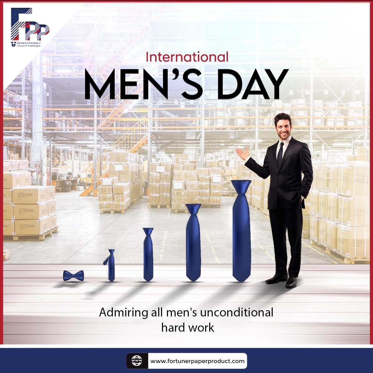 ProductPaper's tweet photo. Fortuner Paper Products is proud to live in a world where men have the bravery to support the people they love. Wishing everyone a Happy International Men's Day.
.
.
#fortunerpaperproduct #internationalmensday #mensday #men #mensrights #menempowerment #mensmentalhealth https://t.co/Tno08YQV7N
