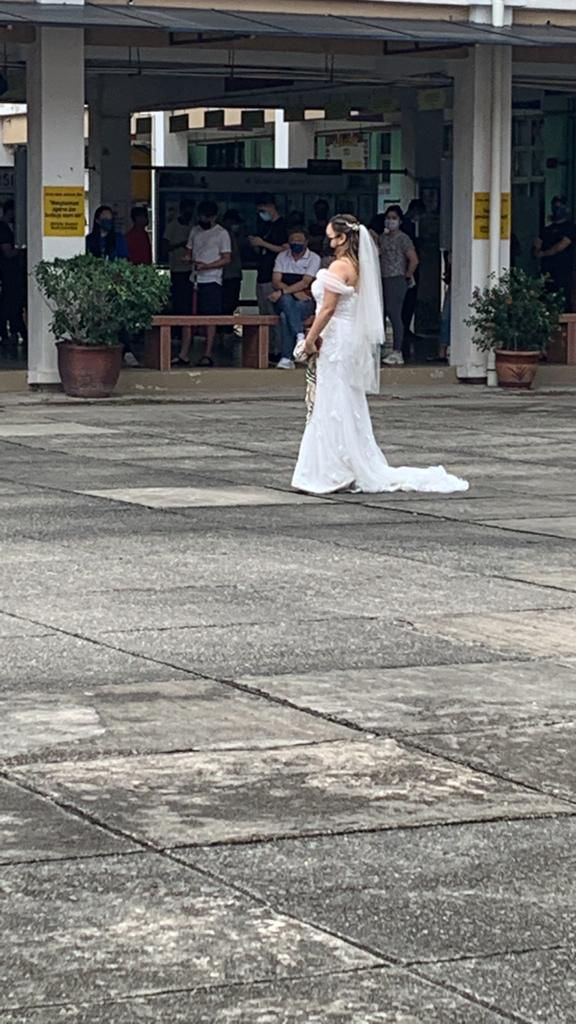 michellengms's tweet photo. To the bride in SMK USJ 12 - thank you for voting despite it being your big day! Wishing you and your husband a happy married life together!! ❤ https://t.co/vzIgB8s4r3
