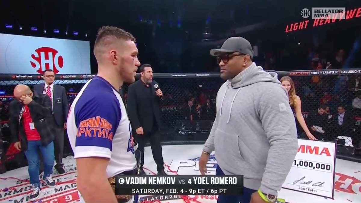 Vadim Nemkov vs Yoel Romero es lo próximo #Bellator288