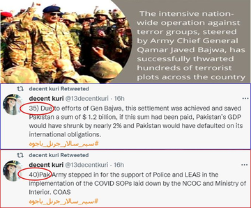 RestogiSeema's tweet photo. To extend its tenure #Bajwa, the army has prepared a tool kit. A point-to-point toolkit leak. #BajwaToolKit
#PakArmyExposed 
#BTS #BTSV https://t.co/D8up1wTmh8