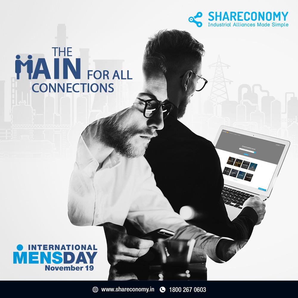 shareconomy_in's tweet photo. #Shareconomy being the main platform for a variety of industrial connections pays tribute to all the men who work to make it possible. #InternationalMensDay #MensDay #IndustrialAlliancesMadeSimple #RegisterNow #CapacitySeeker #CapacityOwner #SharingEconomy #RajhansDesaiJainGroup https://t.co/IGvVQgDIux