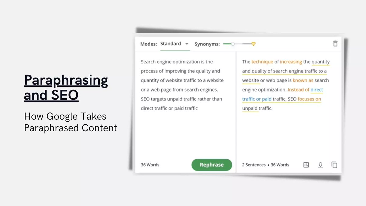 Paraphrasing and SEO: In this article, We explore how Google takes paraphrased content in SEO and the top paraphrasing tools. Read More. bit.ly/3OlqBpd
#paraphrasedcontent #paraphrasedcontentandSEO #paraphrasingtools #paraphrasingcontentandgoogle #VOCSO #digitalagency