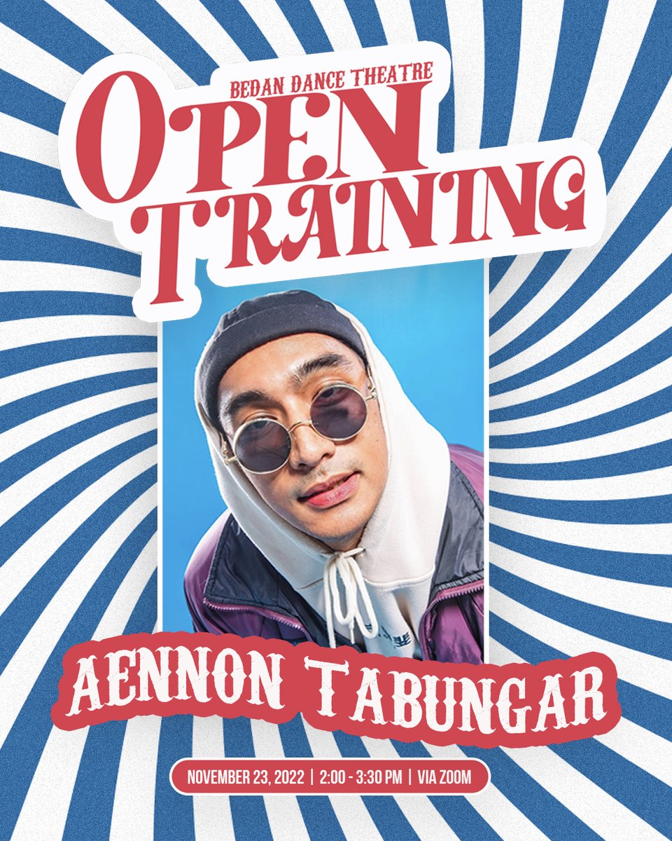 BDT_SanBeda's tweet photo. We have a treat for you! 

Presenting, Bedan Dance Theatre Open Training, where YOU are invited to move, pop, and groove to the rhythm with us! 

This event will be open to EVERYONE (Bedan and Non-Bedan) and will happen this coming November 23, 2:00 PM - 3:30 PM, via ZOOM! 💻 https://t.co/PSAR8ZHCwP