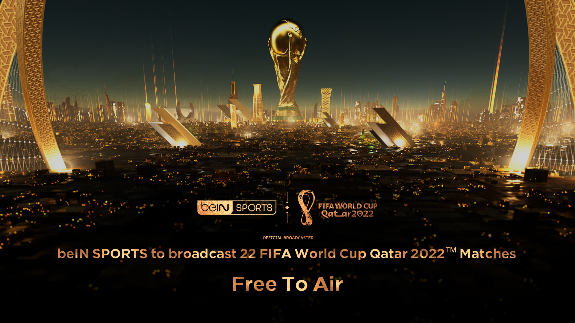 beIN MEDIA GROUP on X: beIN MEDIA GROUP is thrilled to unveil its  international slogan for the upcoming @FIFAWorldCup Qatar 2022TM,  representing unity across the world of football fans: One World One