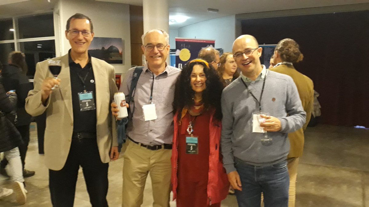 At the ISAAC/SIAC “Oxford-12" conference on Cultural Astronomy in La Plata, Argentina, on Monday, Oct 31, we finally celebrated the long-expected release of  Stellarium 1.0 while version 1.1  was already published. (pict.: Georg Zotti on behalf of the Stellarium Team)