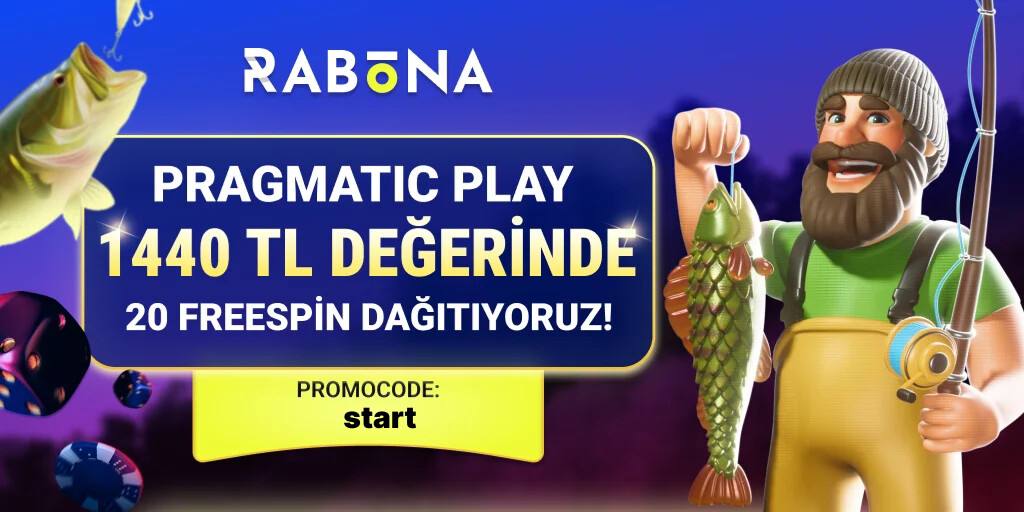 🎁  Rabona'ya Yeni Üye Olan Herkese 20 Freespin HEDİYE!

💰 Big Bass Bonanza Oynunda Geçerli 10 TL Değerinde FS.  Freespin ile Maksimum Kazanç 1440 TL. 

Rabona Giriş Adresi:   bit.ly/rabonavip