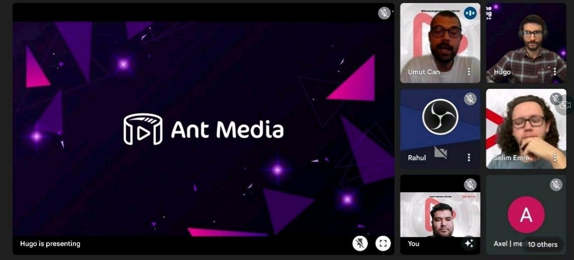 antmedia_io's tweet image. Real-Time Streaming #Hackathon has started. 🚀 Projects get us very excited.😍

Good luck everyone. ☘

#AntMediaHack #realtimestreaming #webrtc #hackathon2022 #videostreaming