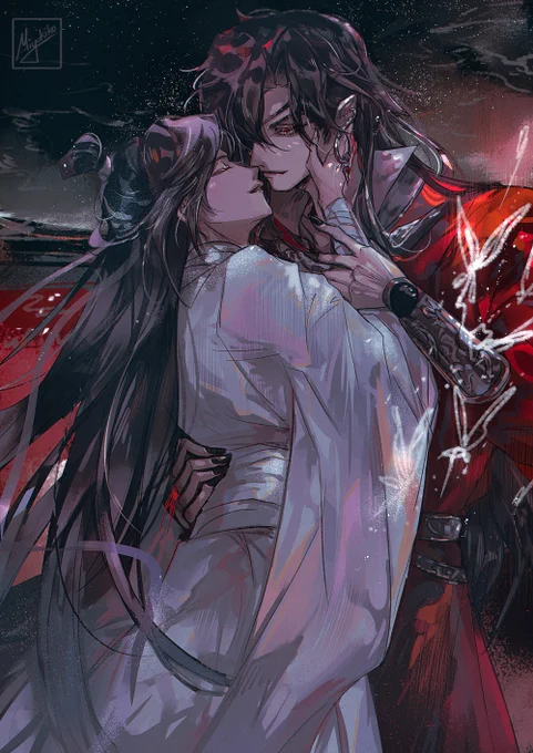 [TGCF] Red, black and white is fun to draw with... 
