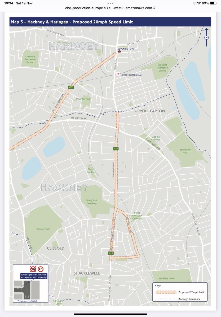 Good news alert! TFL are progressing plans to lower the speed limit by 10mph in locations across London and will begin works in early 2023. 

For Hackney this means Stoke Newington High St, Stamford Hill, Rectory Rd and Seven Sisters Rd. Can’t wait!
